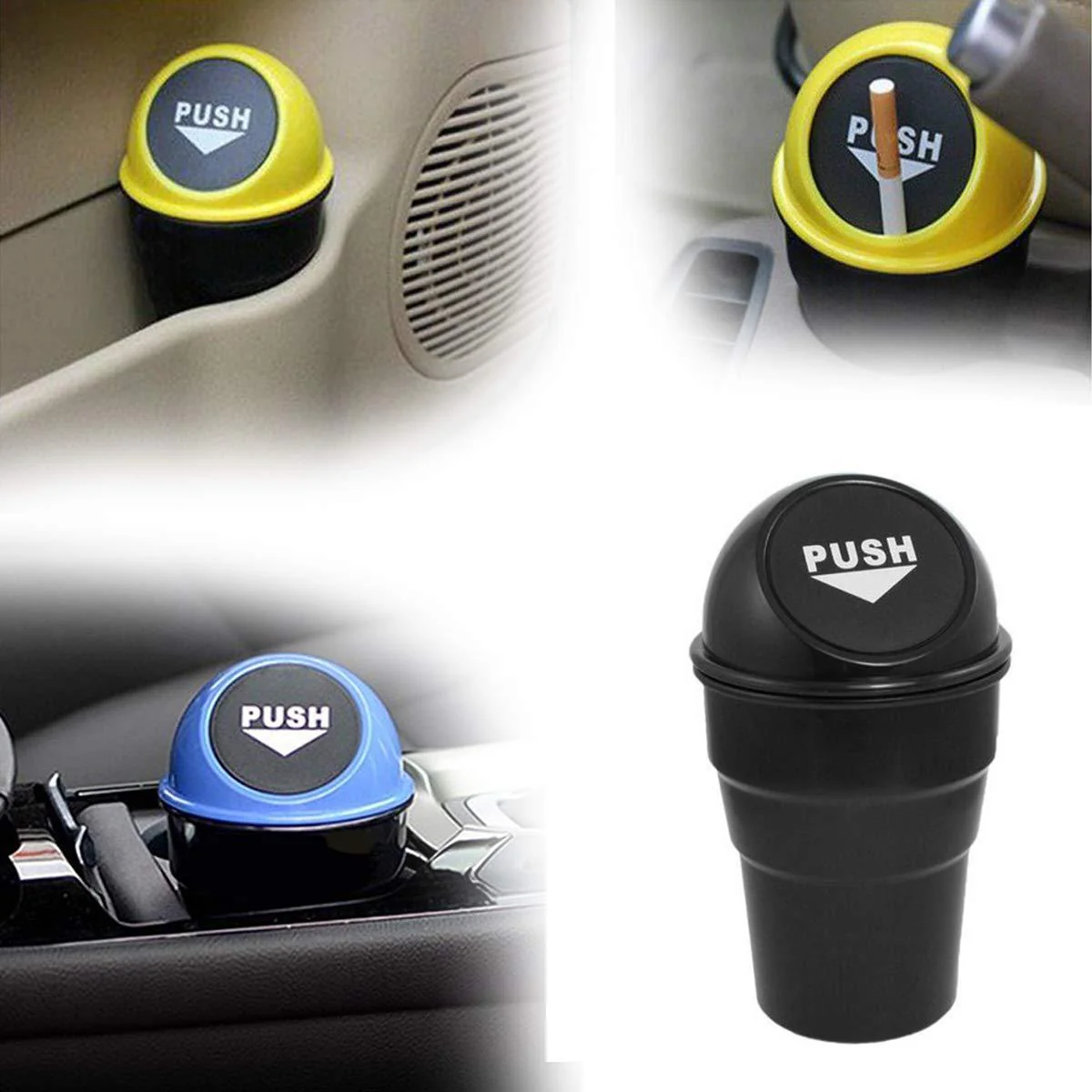 537 Car Dustbin / Mini Car Trash Bin / Car Ashtray - Image 6