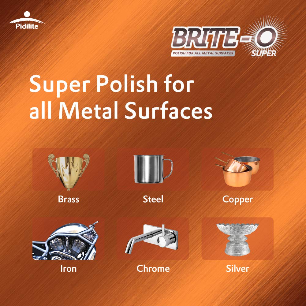 AM3286 Pidilite Brite-o Super Metal Polish - 25gm - Image 2