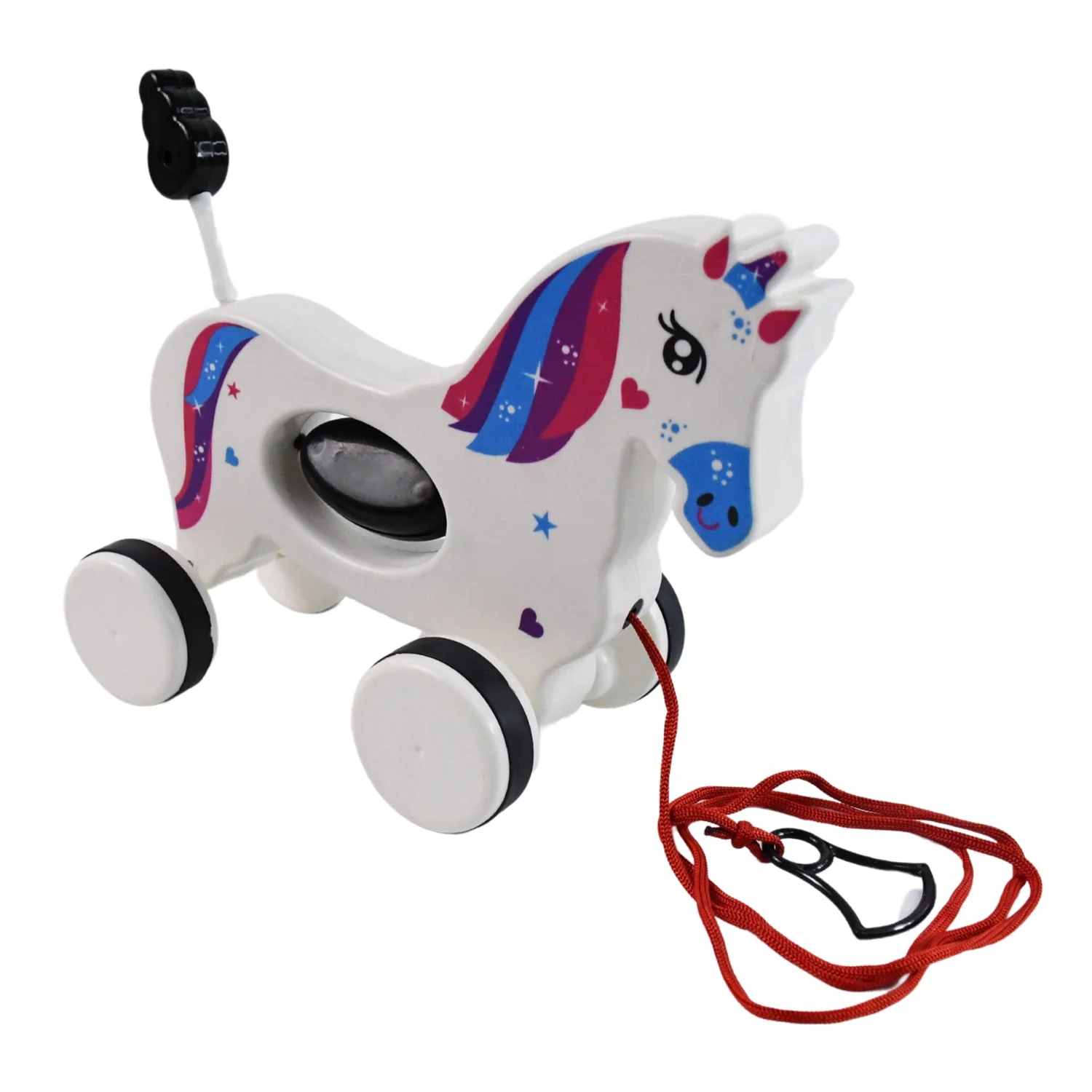 19014 Pull Along Toy Unicorn | Pull String Toys for Babies - Image 5