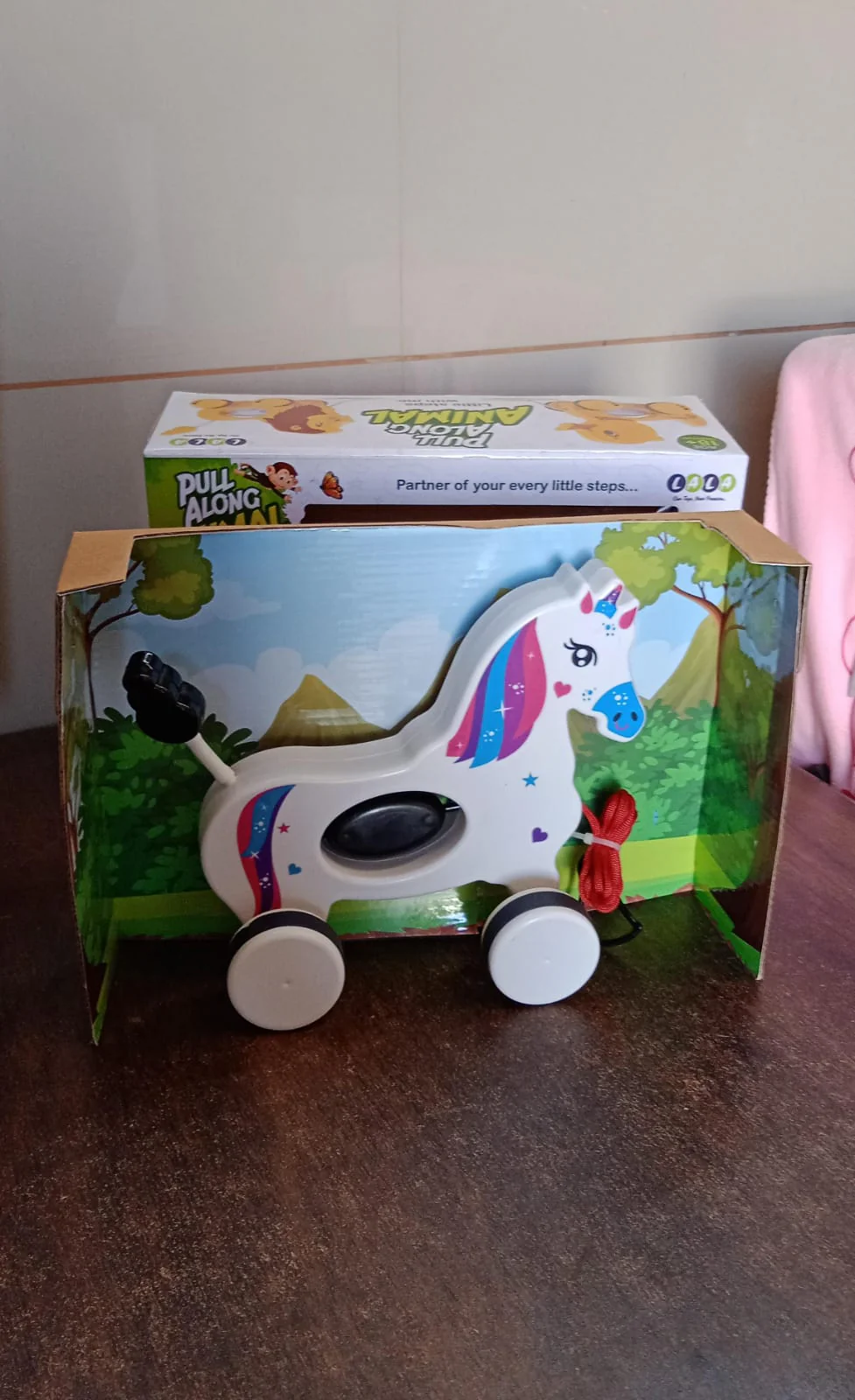 19014 Pull Along Toy Unicorn | Pull String Toys for Babies - Image 7