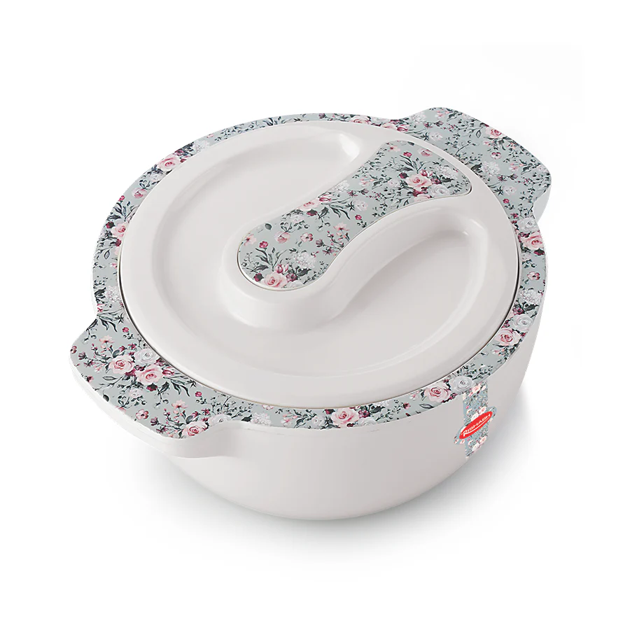 AM0644 Rishabh SIGMA FLORA 2500 Insulated Hot Pot - Insulated Casserole Food Warmer/Cooler - Printed - multi colour - Image 7