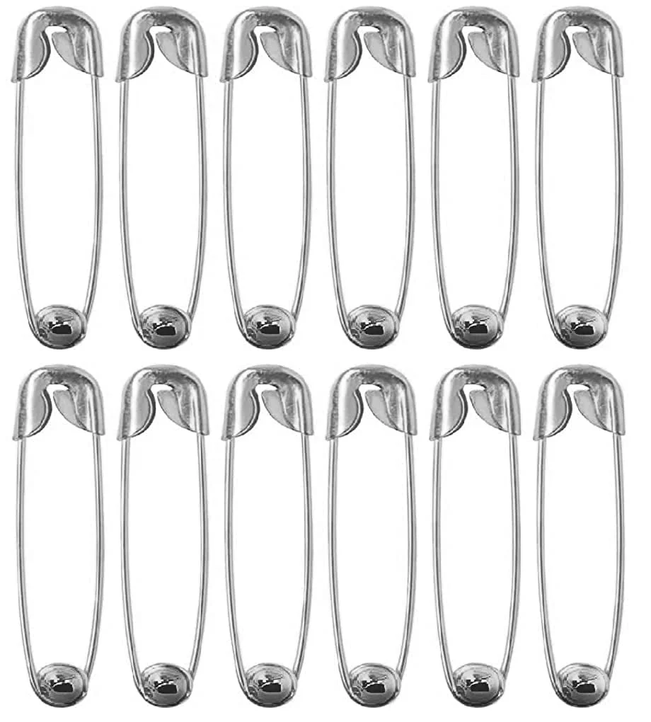 AM1036 Safety Pins Bulk for Clothes, Sewing (Silver) - Image 4