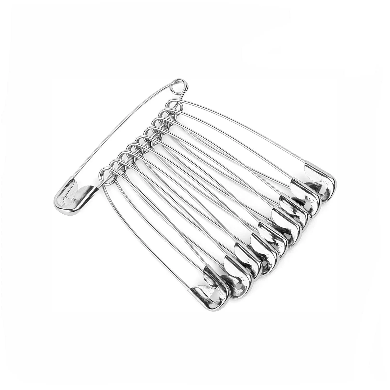 AM1036 Safety Pins Bulk for Clothes, Sewing (Silver) - Image 5