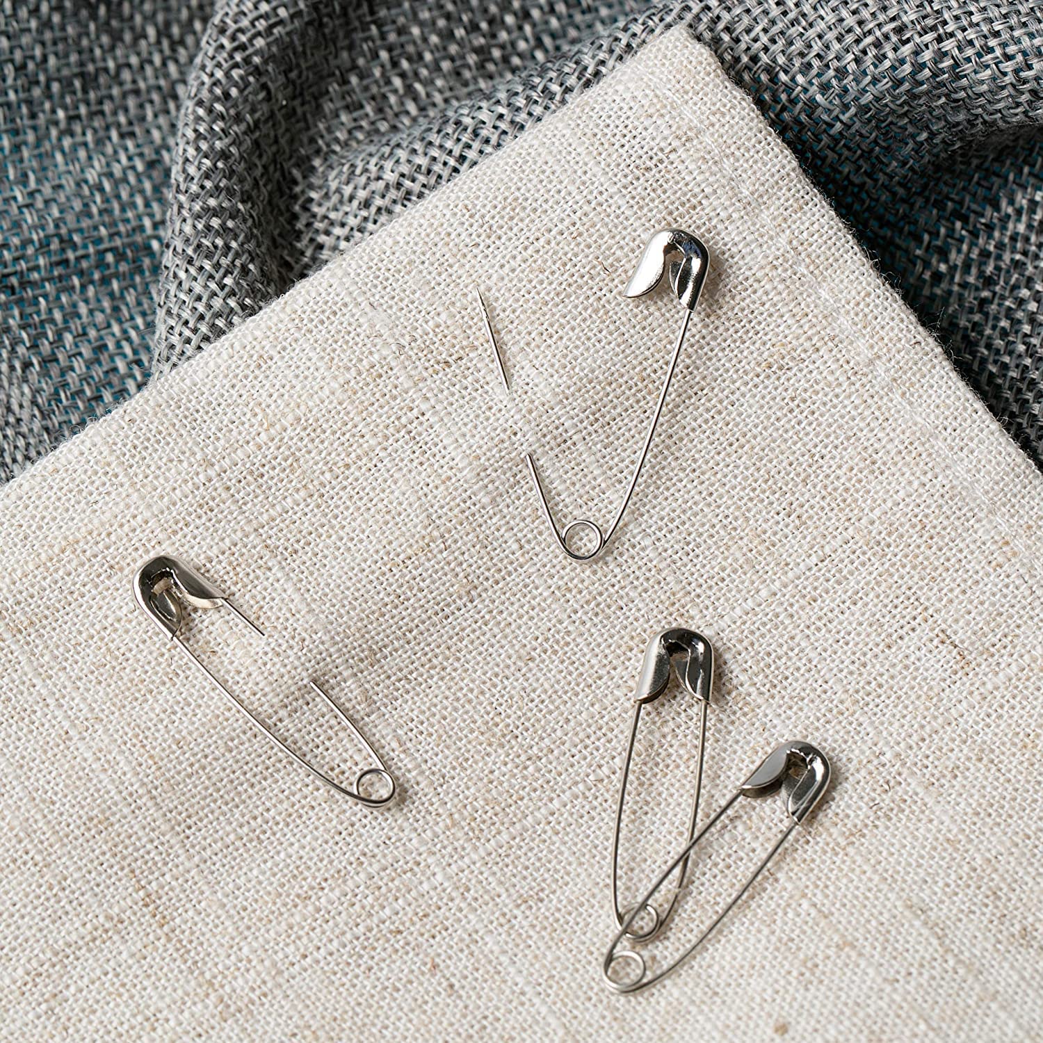 AM1036 Safety Pins Bulk for Clothes, Sewing (Silver) - Image 9