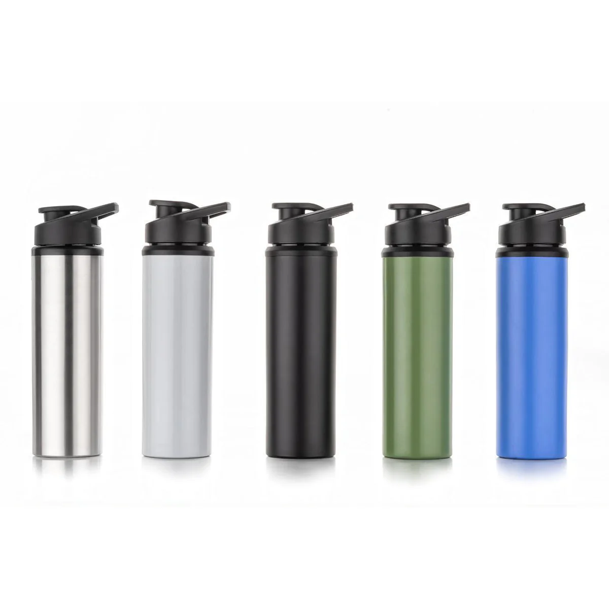 AM6660 Mix-Colour Stainless Steel Water Bottle with Flip Top Leakproof Lid - 900ml for Gym, Office, Travel - Image 3