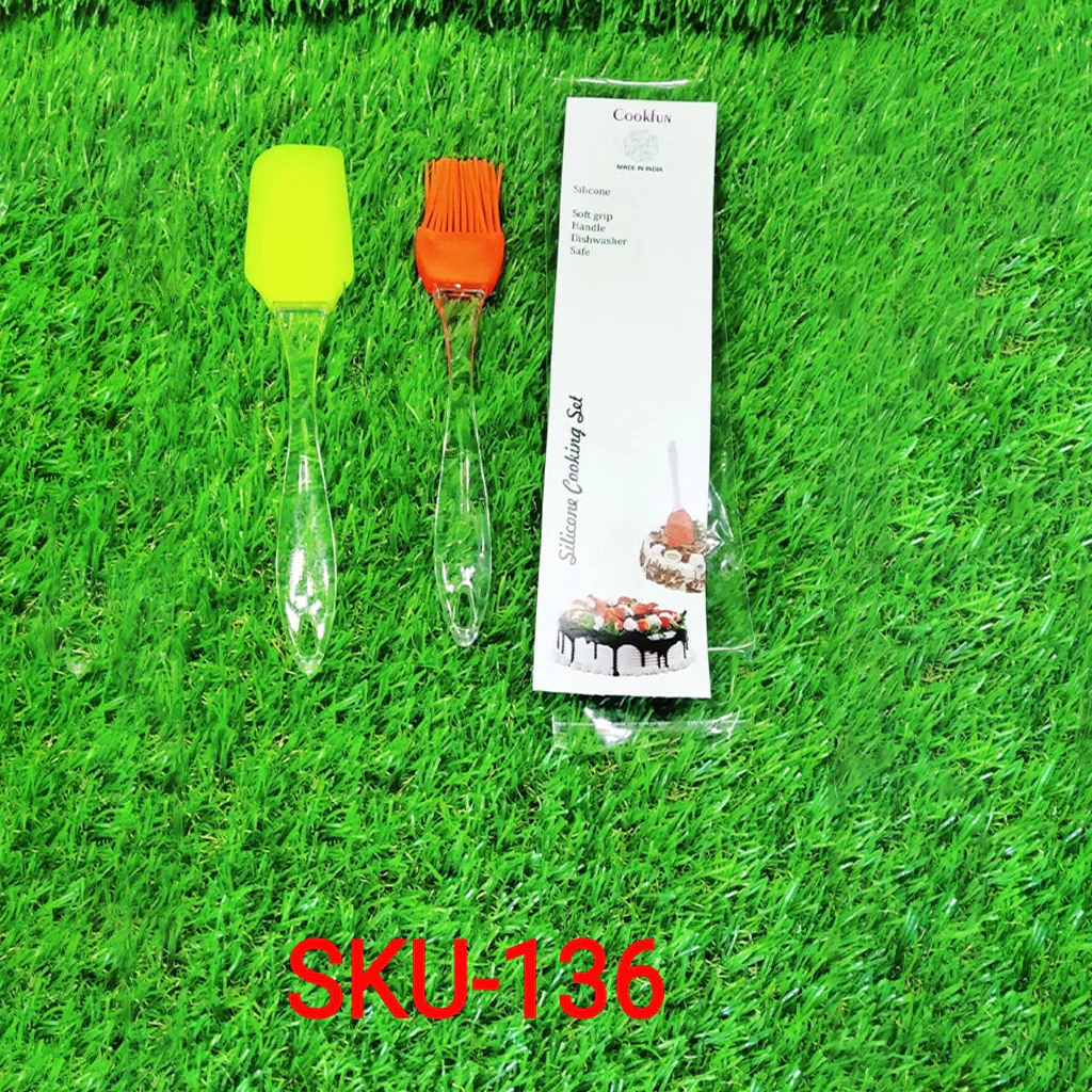 0136 Spatula and Pastry Brush for Cake Mixer - Image 9