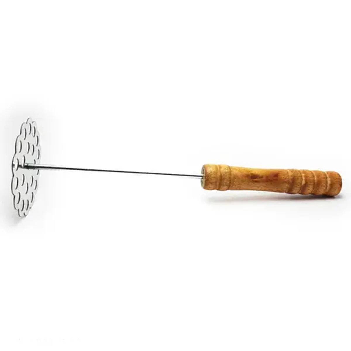 AM5664 Stainless Steel Potato Masher With Wooden Handle - Image 6
