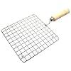 3014 Stainless Steel Square Papad Jali with Handle(17CM X 17CM ) - Image 5