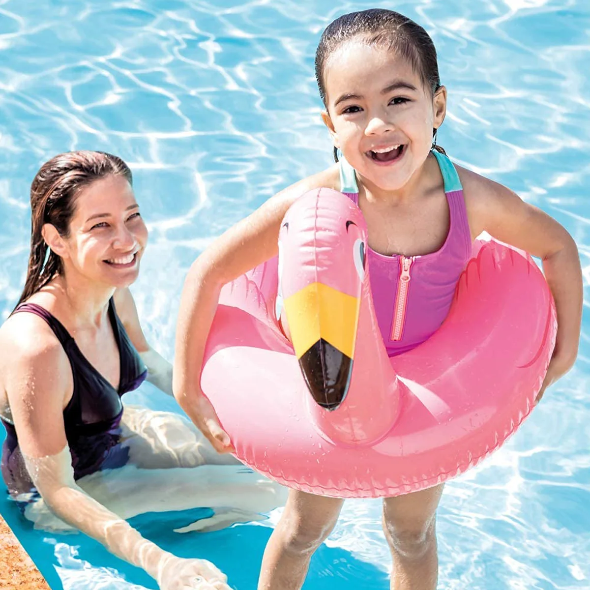 AM0390 Animal Inflatable Split Swimming Pool Rings for Kids, (Age 3-6 Year) Multicolor - Image 3