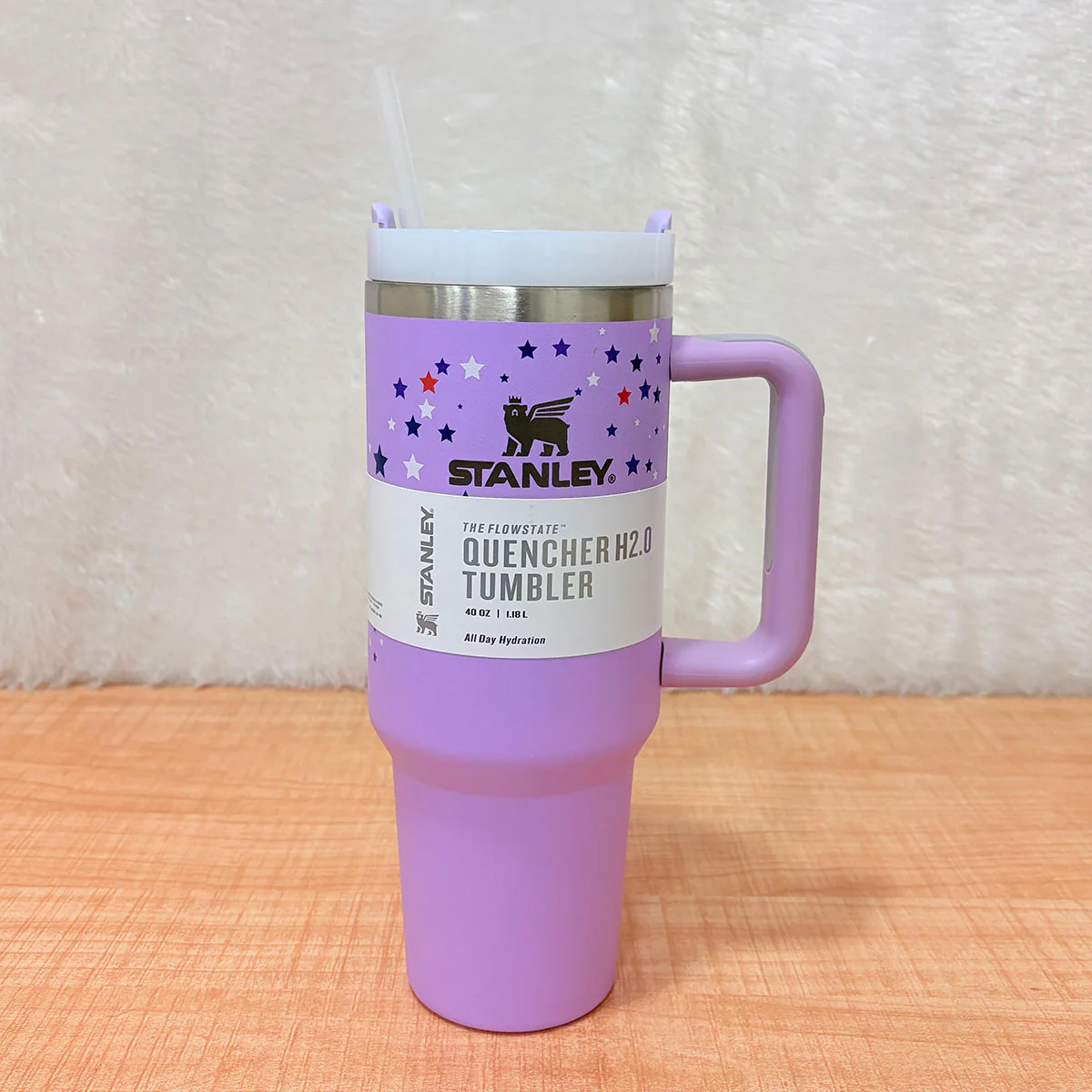TM0037 The FlowState Quencher H2.0 Tumbler (1.18 Ltr, Lilac Starry Design) - Image 4