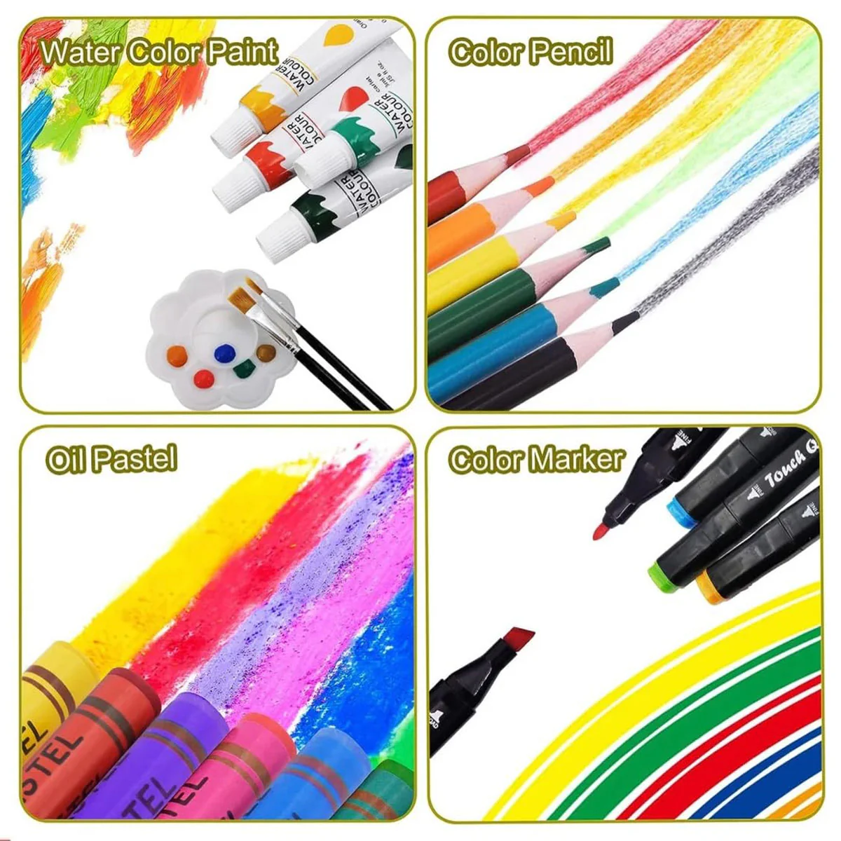 TM0041 Drawing Colour Art Kit - (49-Piece) - Image 2