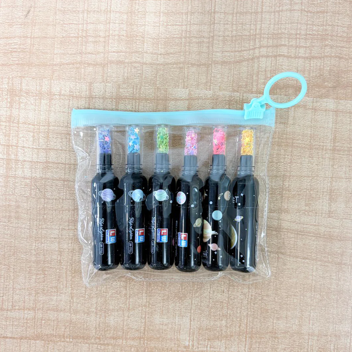 TM0151 Space Theme Bottle Shape Highlighter - Set Of 6 - Image 5