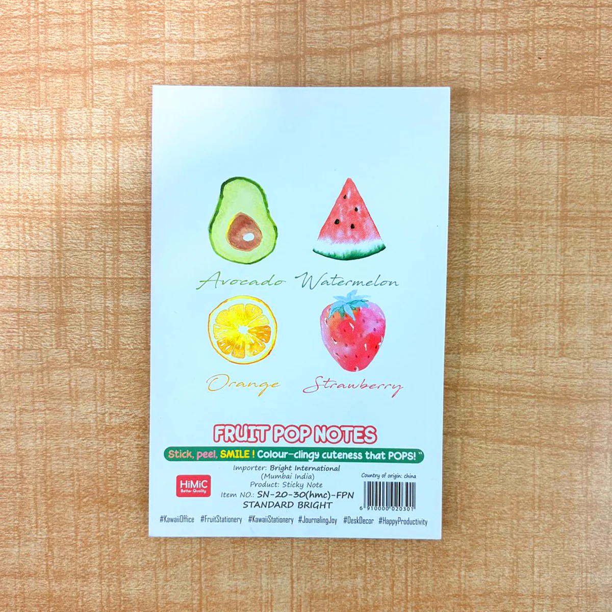 TM0152 Fruit Shaped Pop Sticky Notes - (Pack Of 1) - Image 5