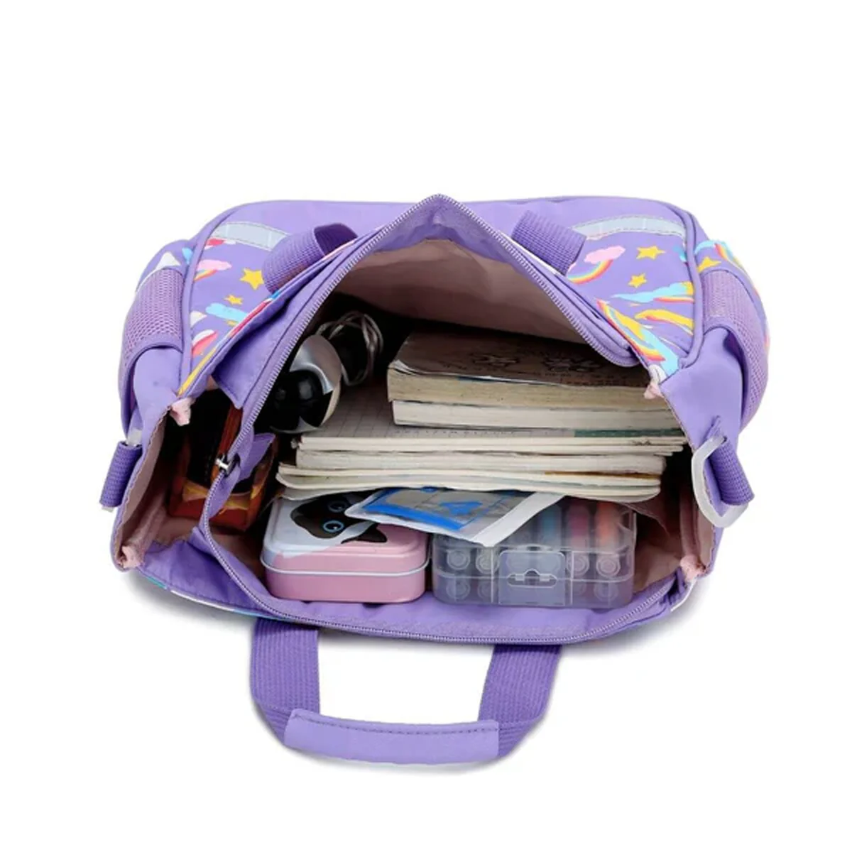 TM0155 Cute Colourful Printed Multipurpose Unicorn Shoulder Bag - Image 2