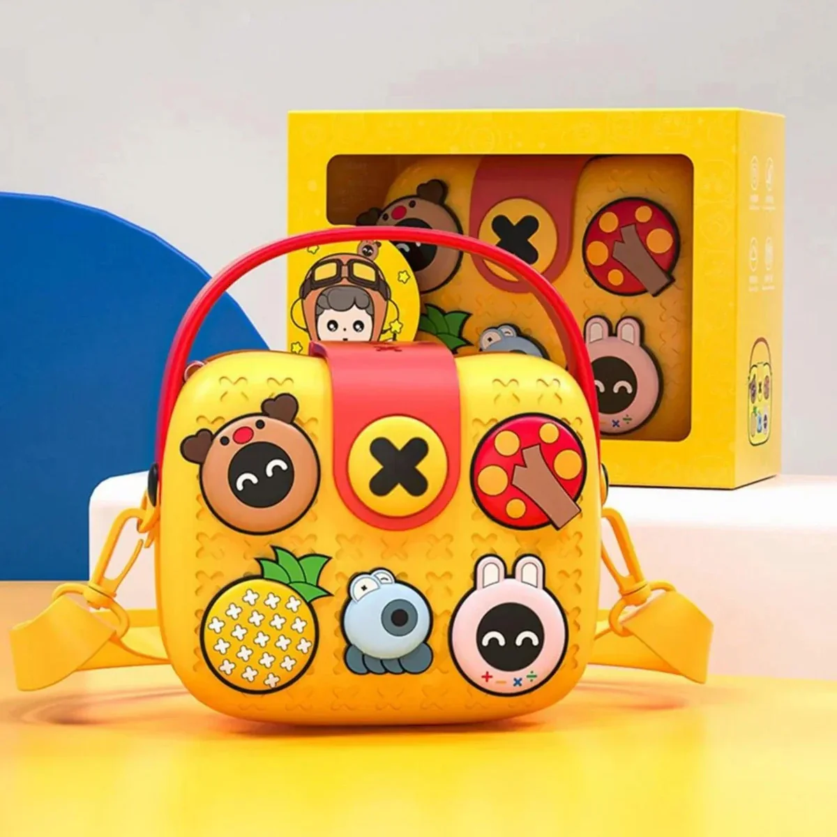 TM0159 Cartoon Soft Silicone Sling Bag for Girls – Cute Crossbody Shoulder Bag - Image 2