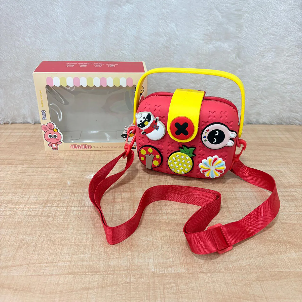 TM0159 Cartoon Soft Silicone Sling Bag for Girls – Cute Crossbody Shoulder Bag - Image 5