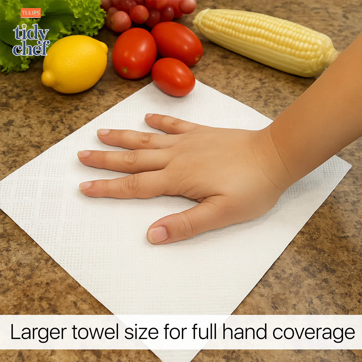 am6427 Tulip Tidy Chef Paper Kitchen Towels/Roll (70 Pulls, 4 ply) - Image 6
