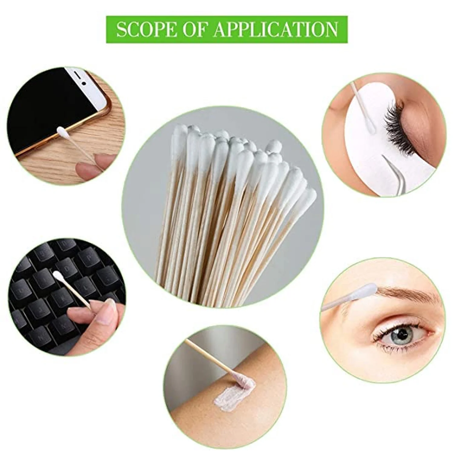 3239 Tulips Cotton Ear Buds - Image 8