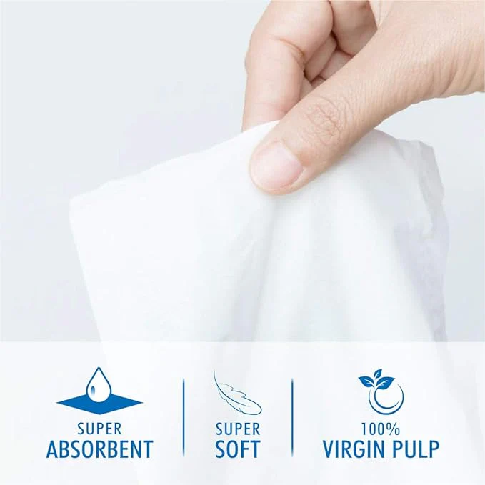 3496 Tulips Facial/Car Tissue Paper, Super Soft & Pure, 100 Pulls x 2 Ply - Image 3