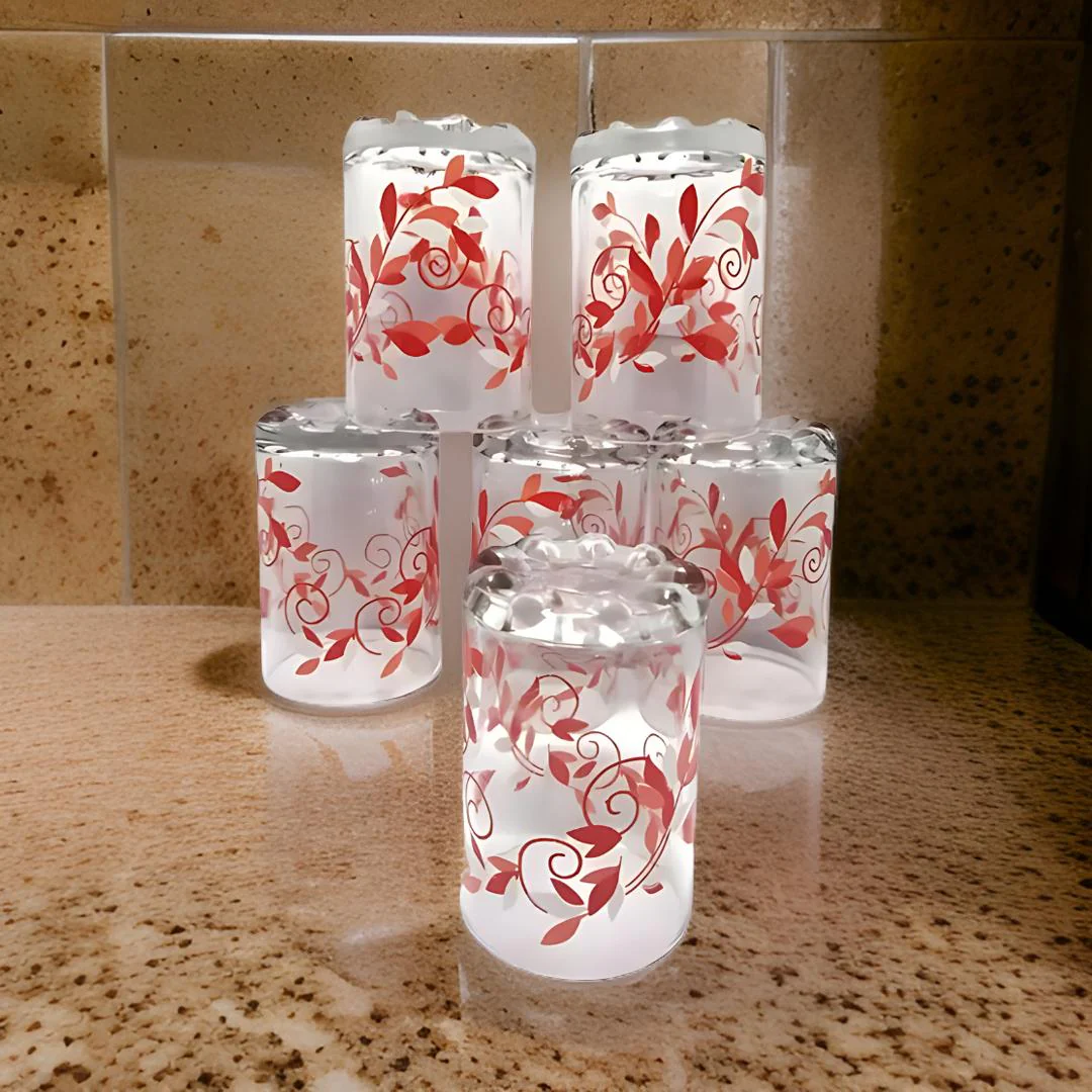 AM0317 TGI Splash Water & Juice Glass Drinking Set Of 6 PCS - Image 3