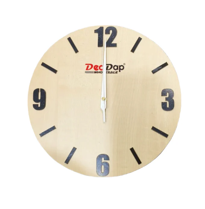 AM0797 Wooden Wall Clock Antique Unique Style Art Decorative Clock-11.5x11.5 - Image 2